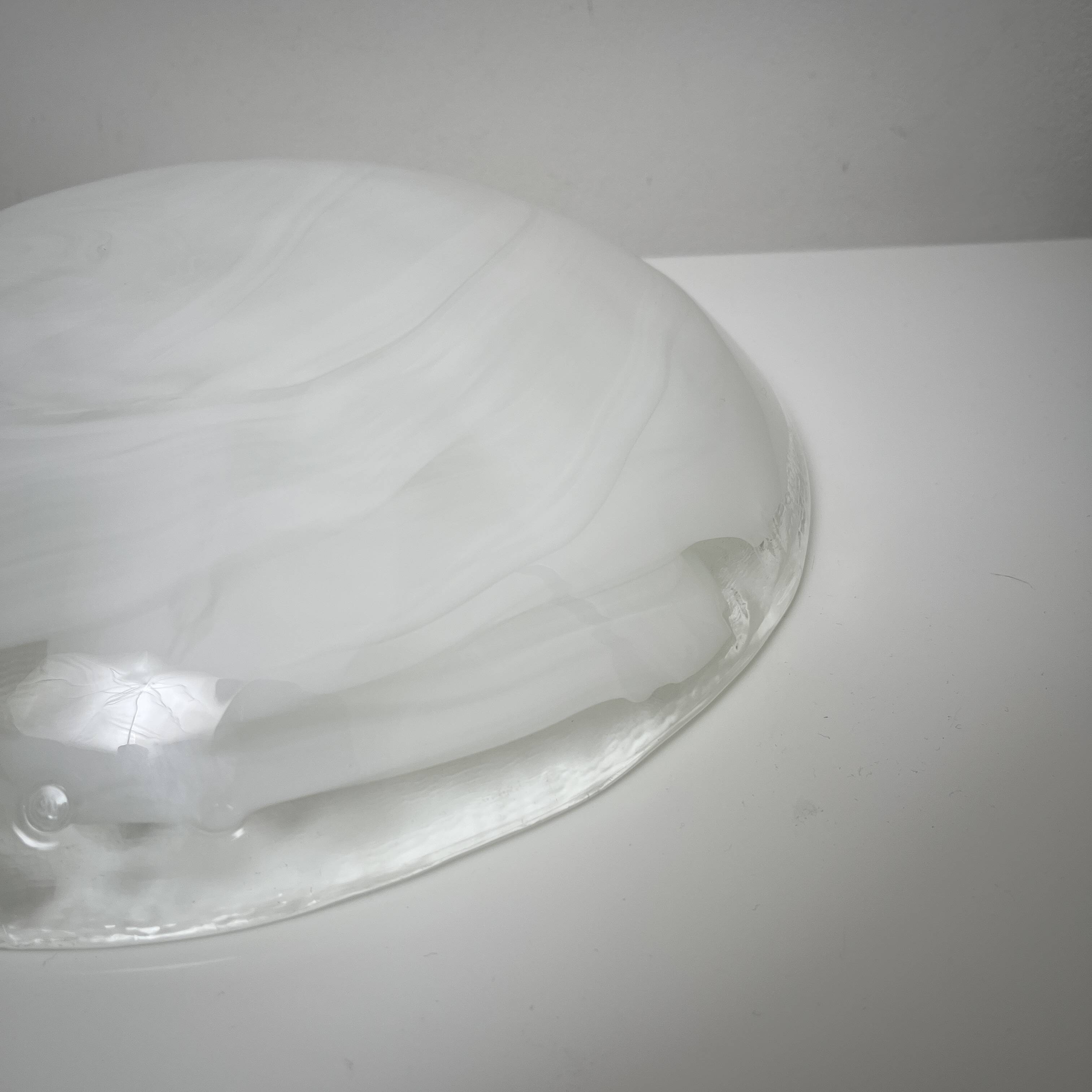 Murano Italy La Murrina thick glass fruit bowl