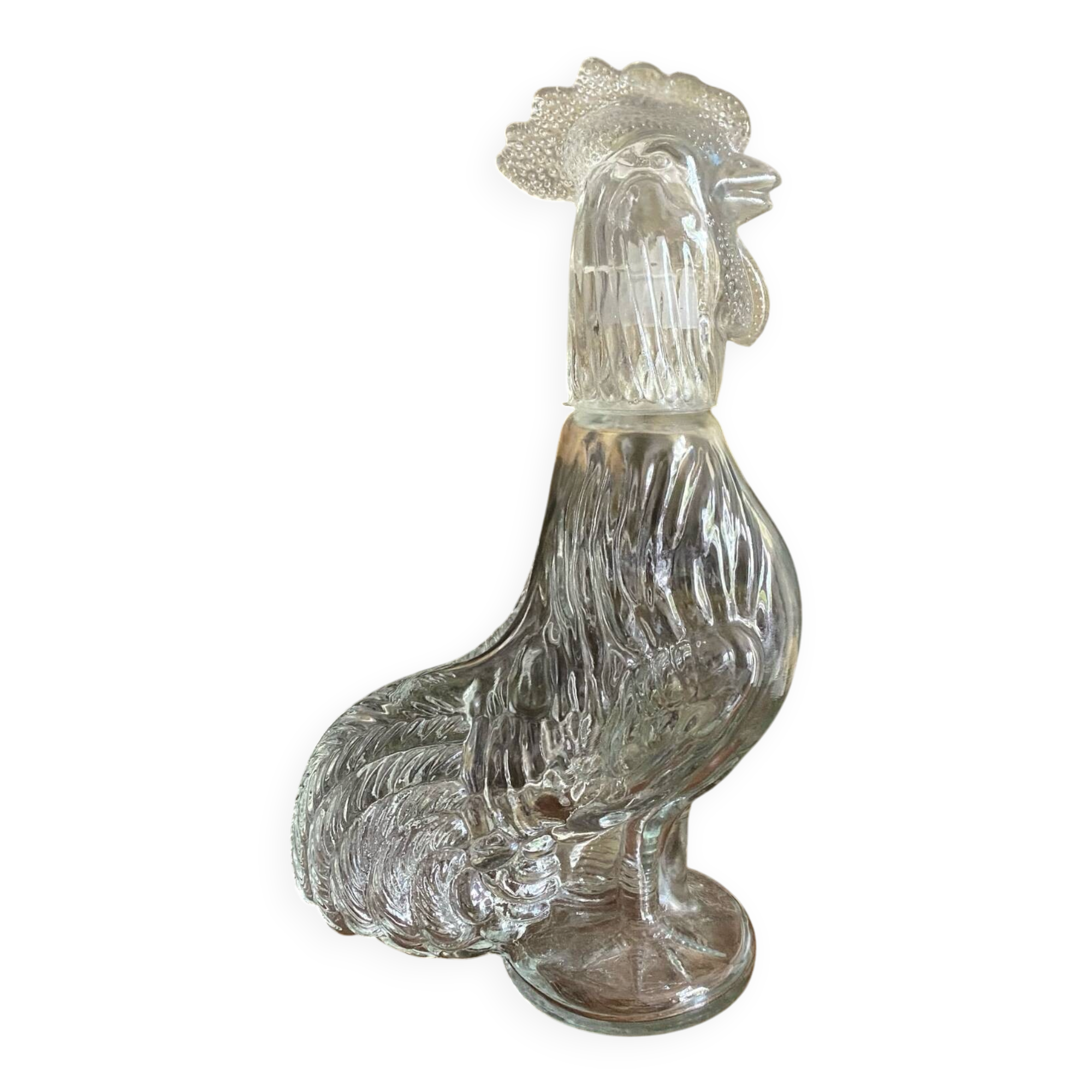 Zoomorphic carafe, vintage rooster carafe