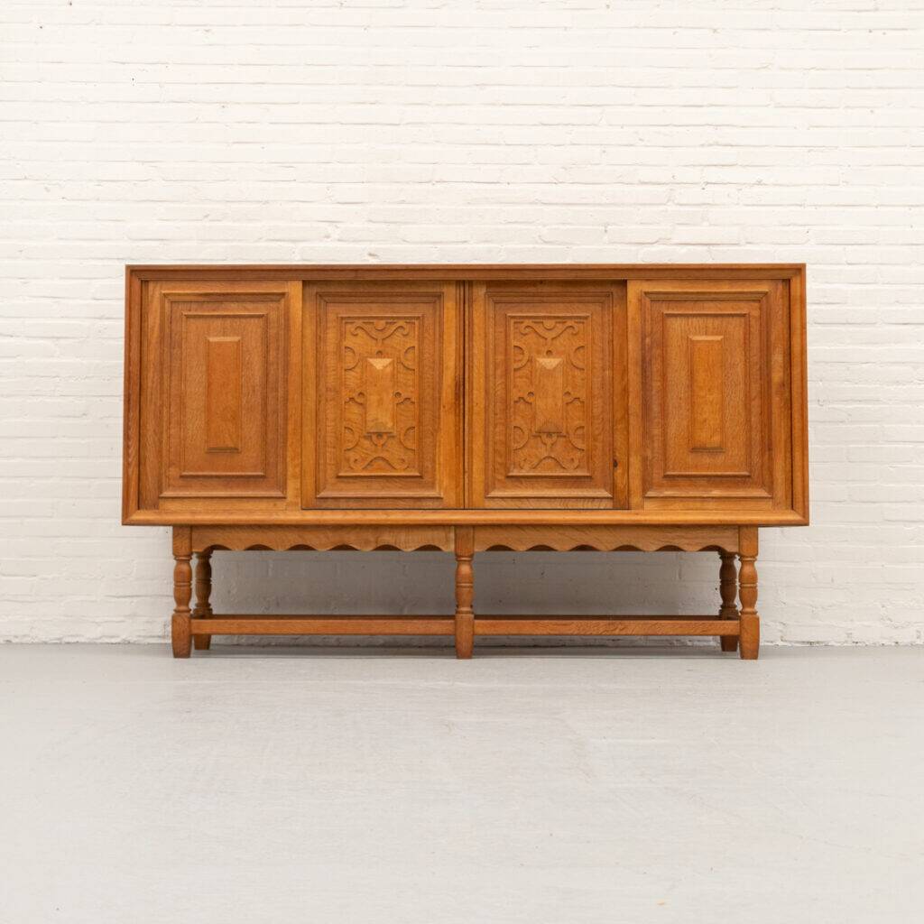 Axel O. Röck oak sideboard, Denmark 1963