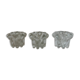 Reims glassworks candlesticks