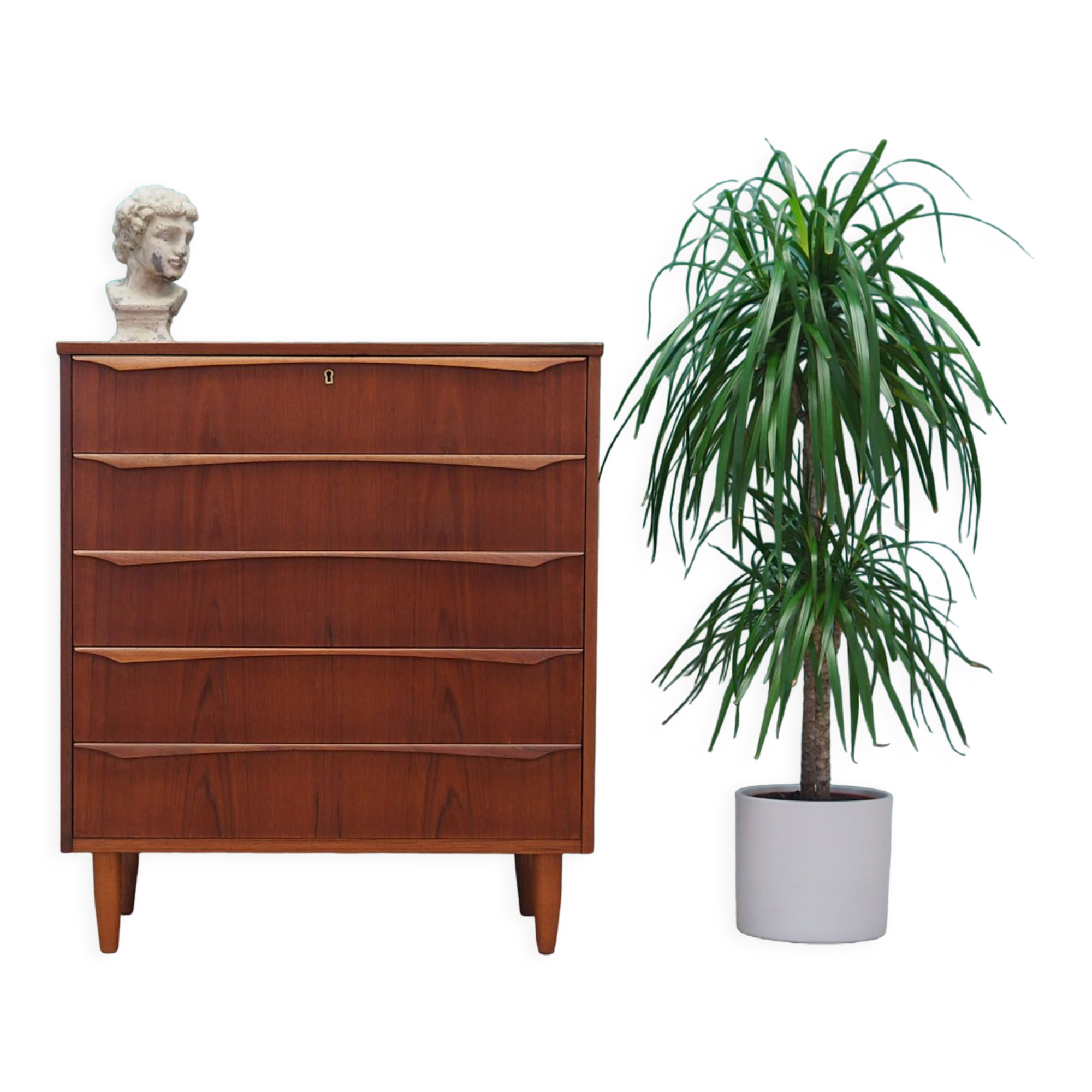 Teak chest, Danish design, 1970s, production: Denmark