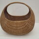 Gondola basket of the 60s in quality woven wicker