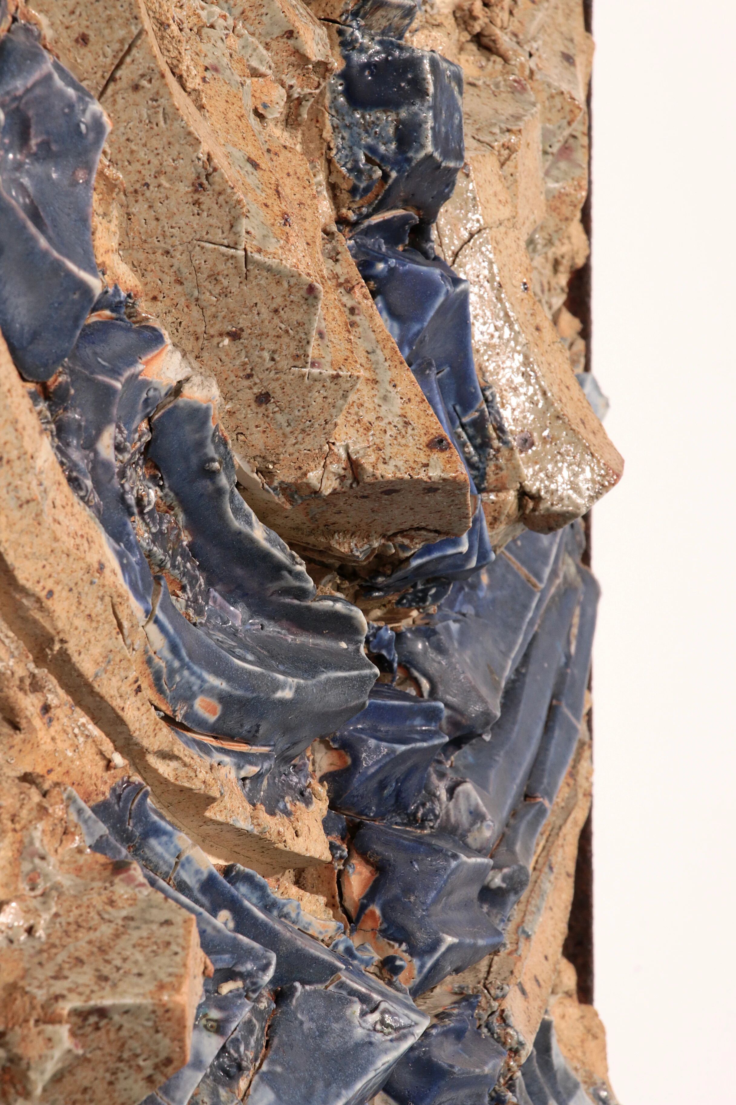 Very rare and large wall tile from Tue Poulsen 1970