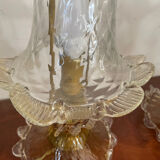 Pair of Murano glass lamps