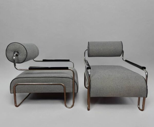 Paire de fauteuils style Bauhaus, 1930