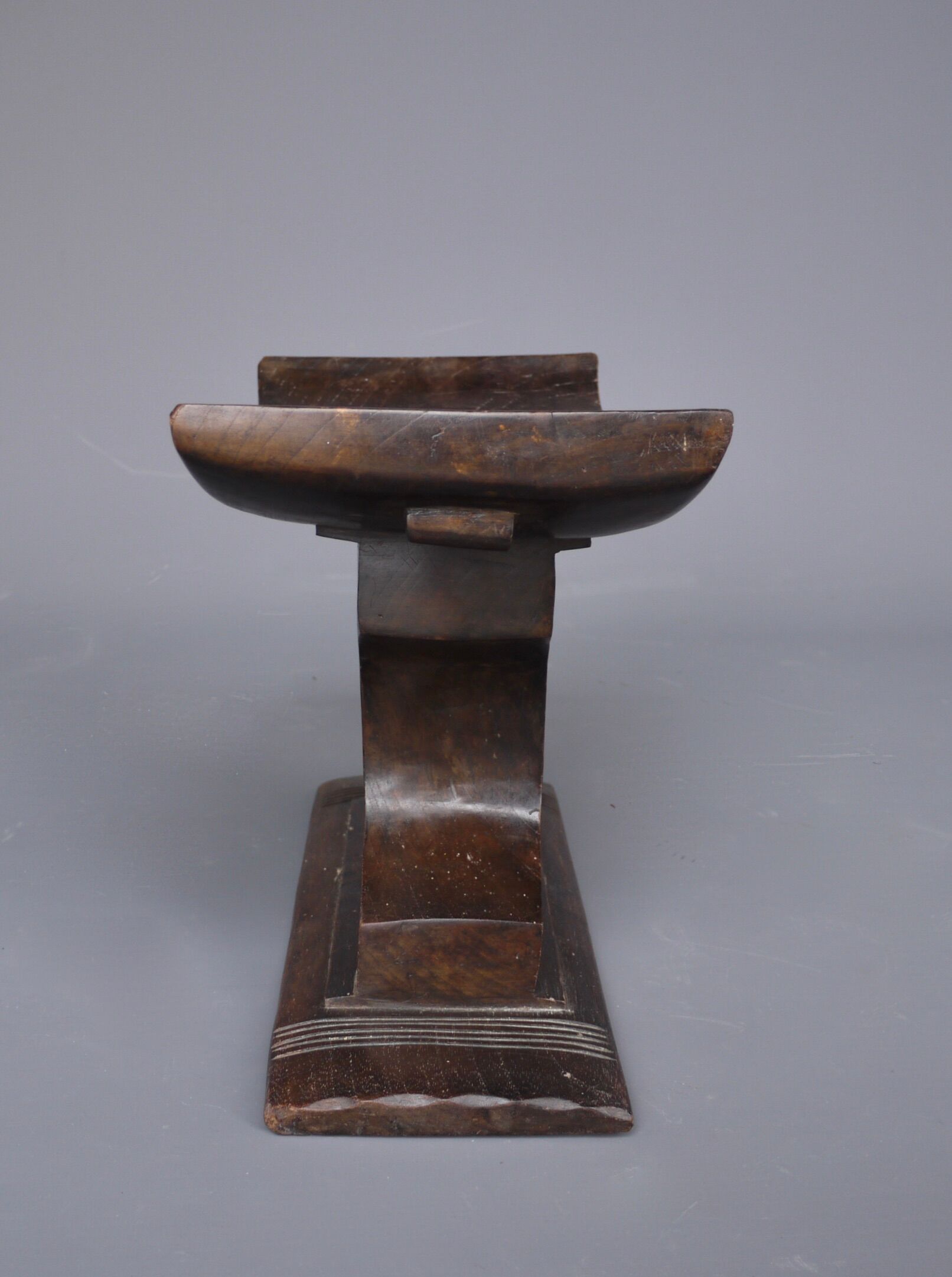Antique african wooden ashanti stool
