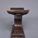 Antique african wooden ashanti stool