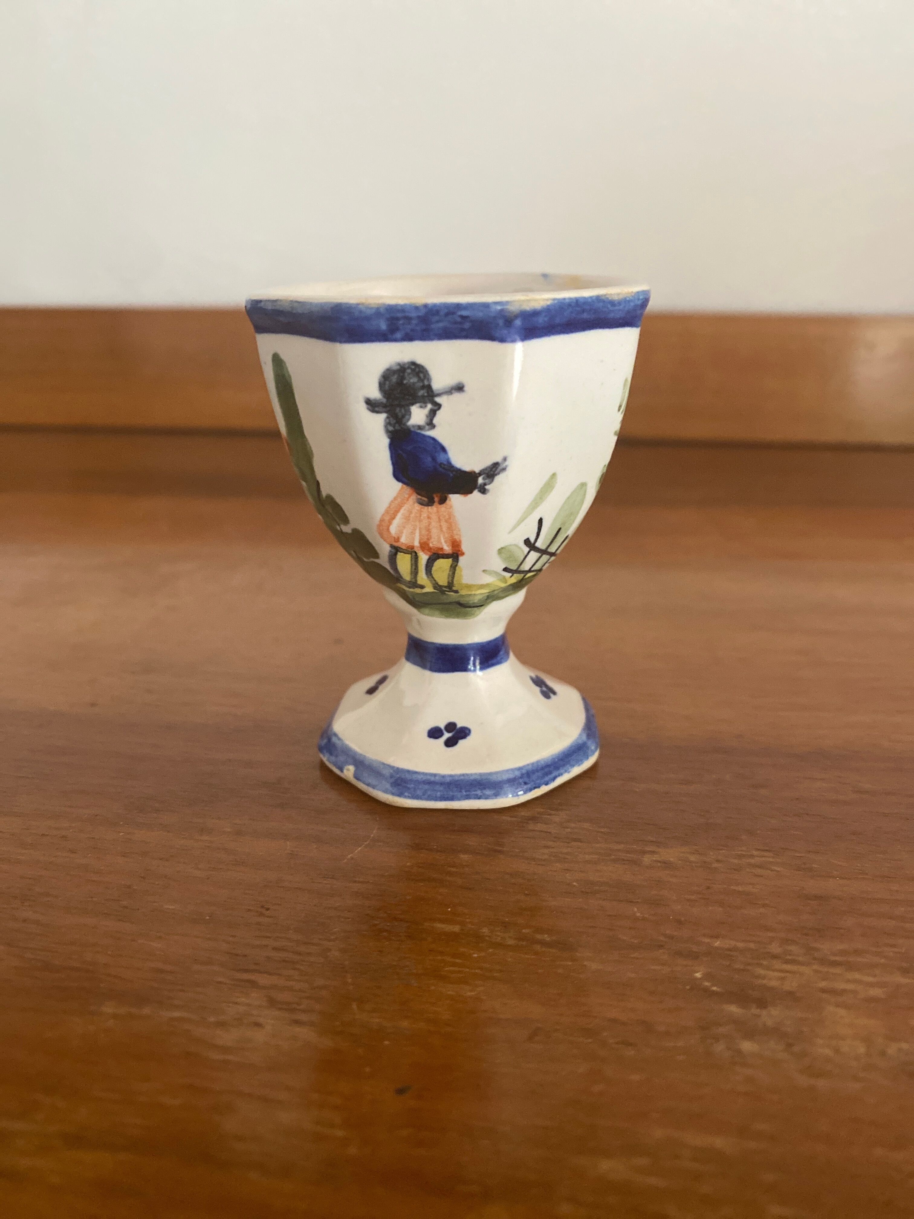 Coquetier faience Quimper