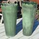 Lot 10 anciens pots de fleuriste en zinc