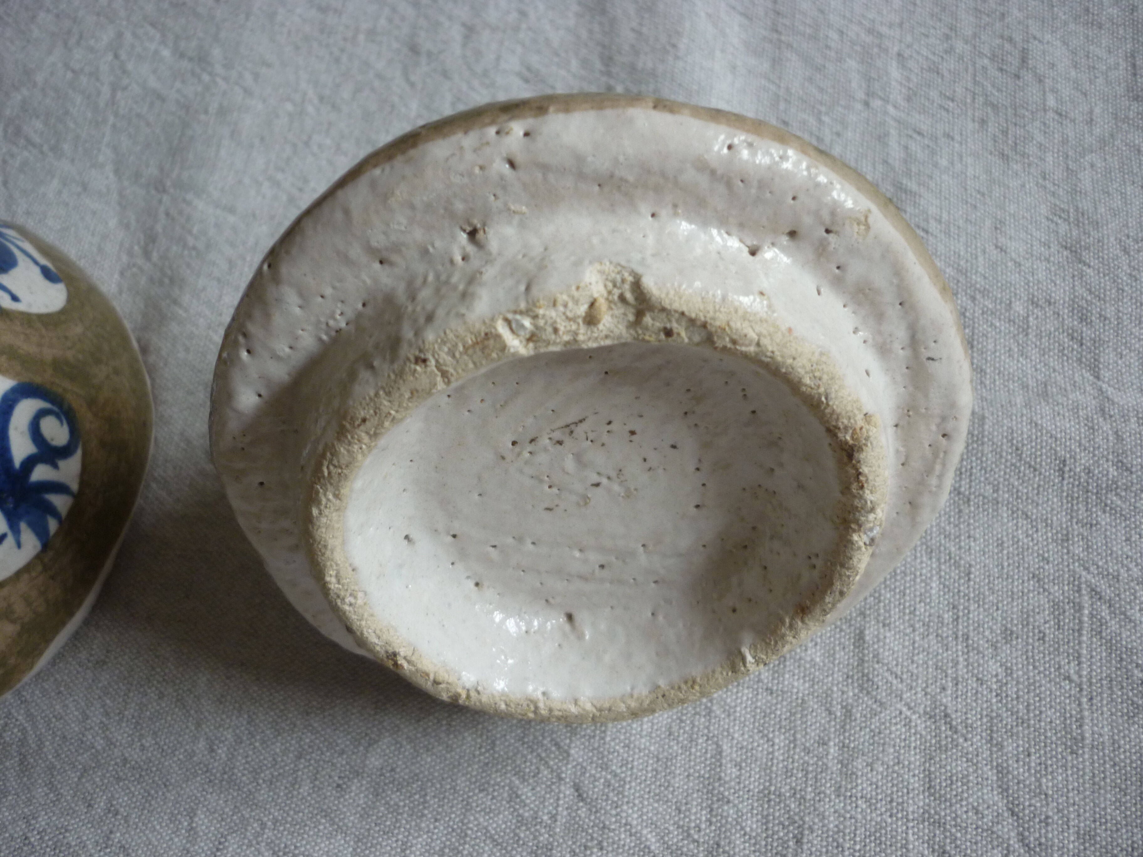 Quimper Cermal Covered Pot