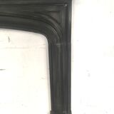 Old fireplace in black marble Louis Philippe