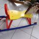 Cheval à bascule années 60 en bois