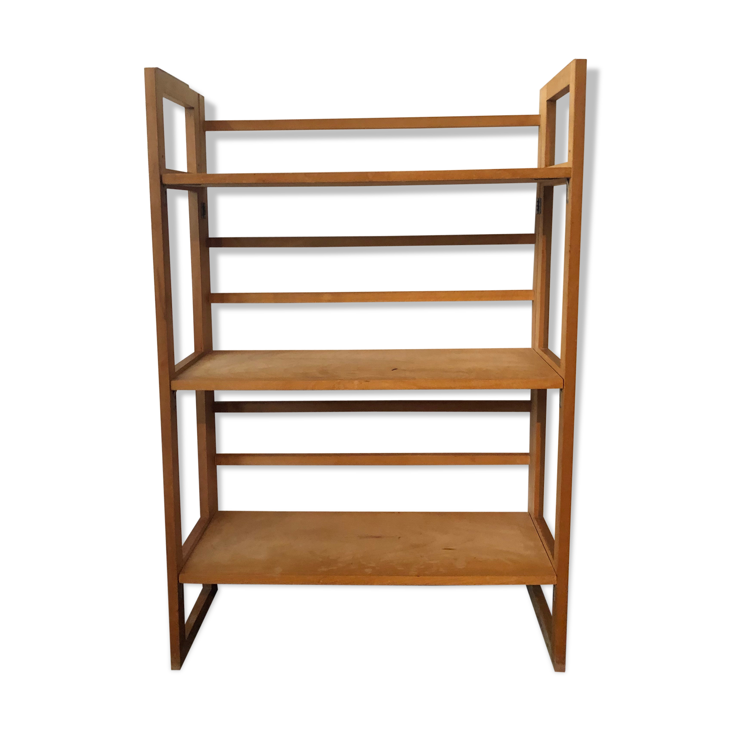 Vintage bookseller's shelf