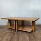 Table basse en orme, 1980