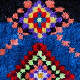 Boujaad style rug set vintage design, name: Life Back 170 cm / 210 cm.