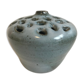 Vase en céramique bleu
