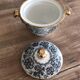 Limoges sugar bowl hand-painted Le Tallec x Rochas Paris vintage 1950s