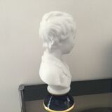 Bust after Houdon signed Tharaud Limoges