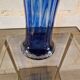 Ancient Blue and Transparent Murano Glass Vase