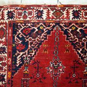 Old turkish carpet anatolian handmade 79cm x 112cm 1940s, 1c563