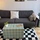 Ceramic coffee table-rectangular-tiles-green-water green-matt-Tile