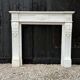 Louis XVI style Carrara marble fireplace circa 1880