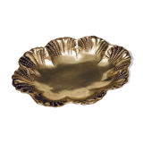 Empty oval brass pocket