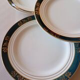 Assiettes plates Céranord, modèle Kléber