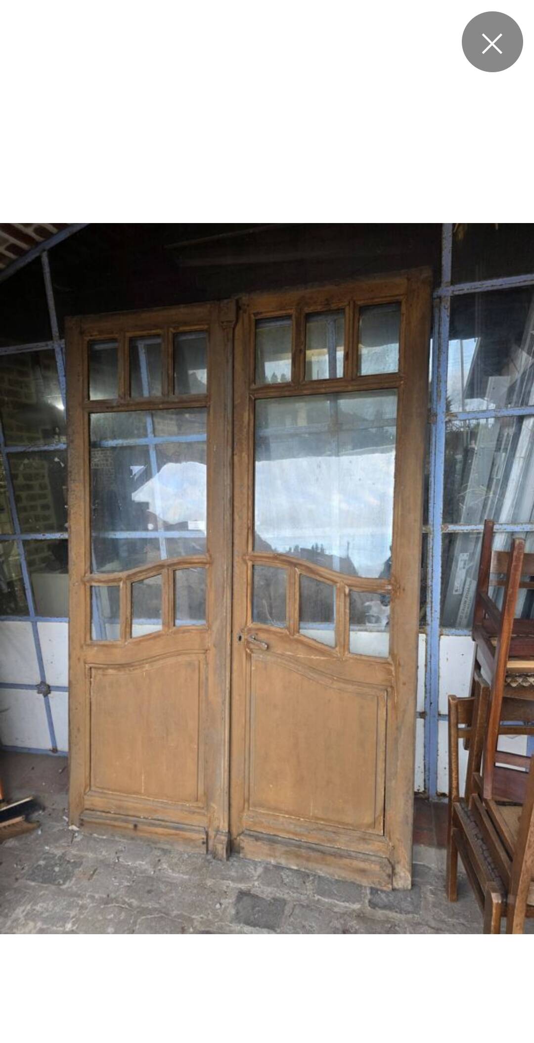 Pair of old Art Nouveau doors