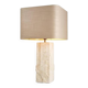 Paires de lampes de table en travertin
