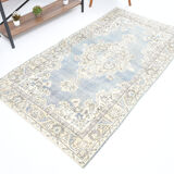 Classic soft blue carpets 216x117cm