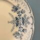 Set of 2 small plates XIXth Iron Earth Regency collection