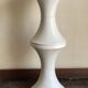 Pair of bedside tables 1970 Space Age in white ABS