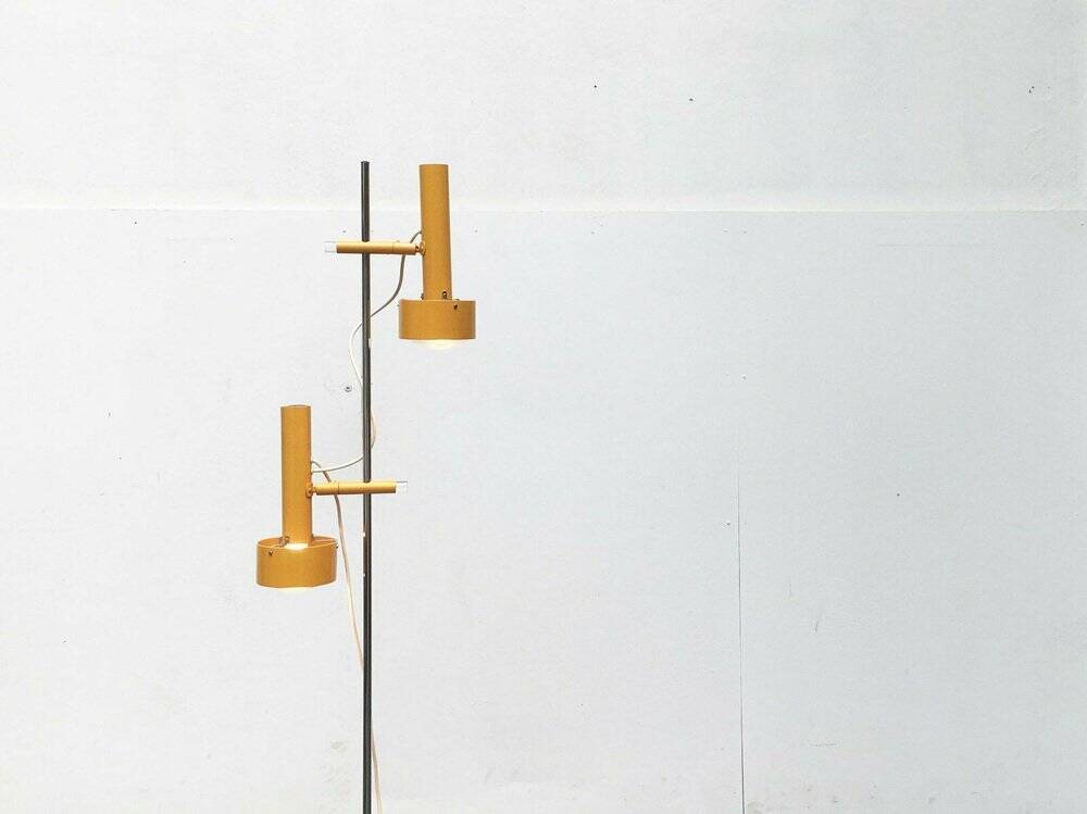 Mid-century floor lamp by Edi Franz for Swisslamps International, 1960s.