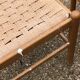 Set of 4 solid vintage brutalist chairs