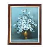 Gouache on canvas signed C Nichols