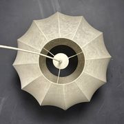 Midcentury space age cocoon hanging pendant ceiling lamp, 1960s