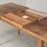 Extendable lacquered table czechoslovakia trud 1960