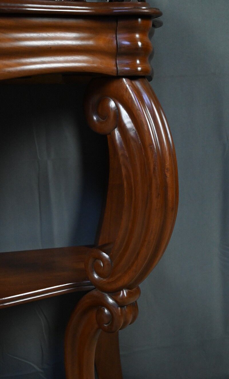 Mahogany console, Napoléon III period – 2nd half of the 19th century