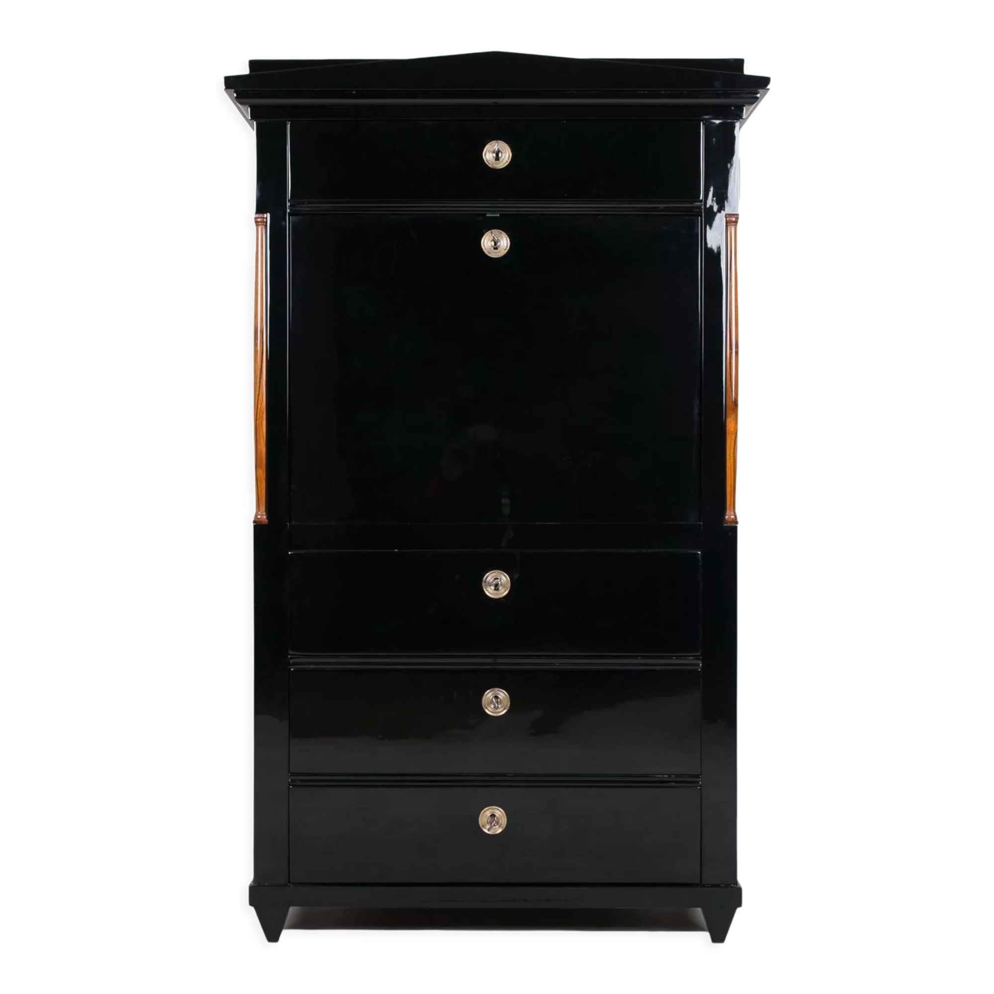 Biedermeier Secreter, Germany, 19th century.