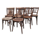 Suite of 9 bistro chairs from the early 20th century