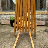 Solid wood folding patio garden armchair