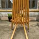 Fauteuil de jardin terrasse pliant en bois massif