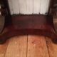 Consoles pair restoration in mahogany and black granite