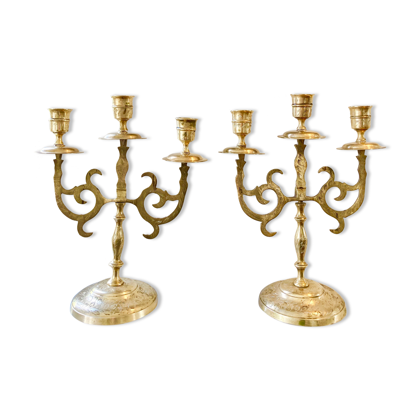 Paire de chandeliers