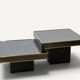 Modular coffee tables edition Cidue, by Willy Rizzo from the 1970s.