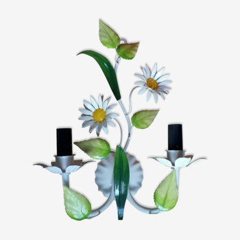 Marguerites painted sheet wall lamp