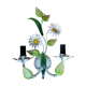 Marguerites painted sheet wall lamp