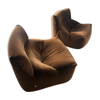 Ligne Roset Aralia armchairs by Michel Ducaroy