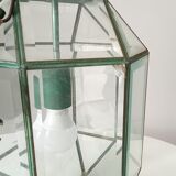 Vintage geometric pendant lamp 50s